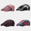 Classic Plaid Beret Hat For Women Men With Sun Protection Cotton Spring Summer Fashion Accessory