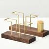 New Wood Tissue Holder Creative Design Elegant Toothpick Box Multifunction Desktop Organizer Dining Table