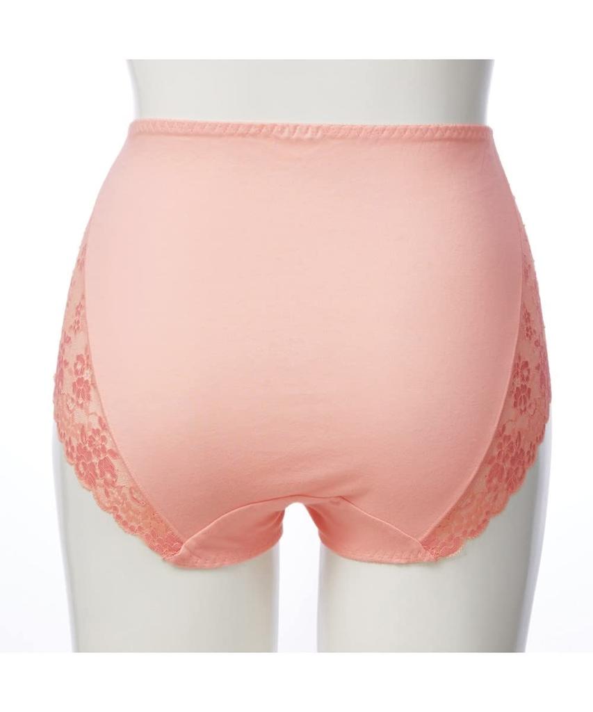 Regular Side Lace Set of L [Nissen] Shorts, 100% Cotton, Deep-Leg Shorts, 8,