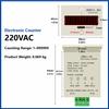 JDM11-6H 6 Digit Digital Counter LED Display Electronic Totalizer Industrial Panel Mount Counter Power Failure Memory 12-380V 1