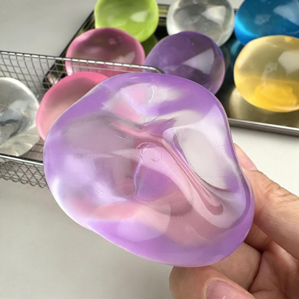 Petrolatum Material Coconut Oil Round Stress Ball Soft Slow Rebound Pinch Toy  For Kids Adults