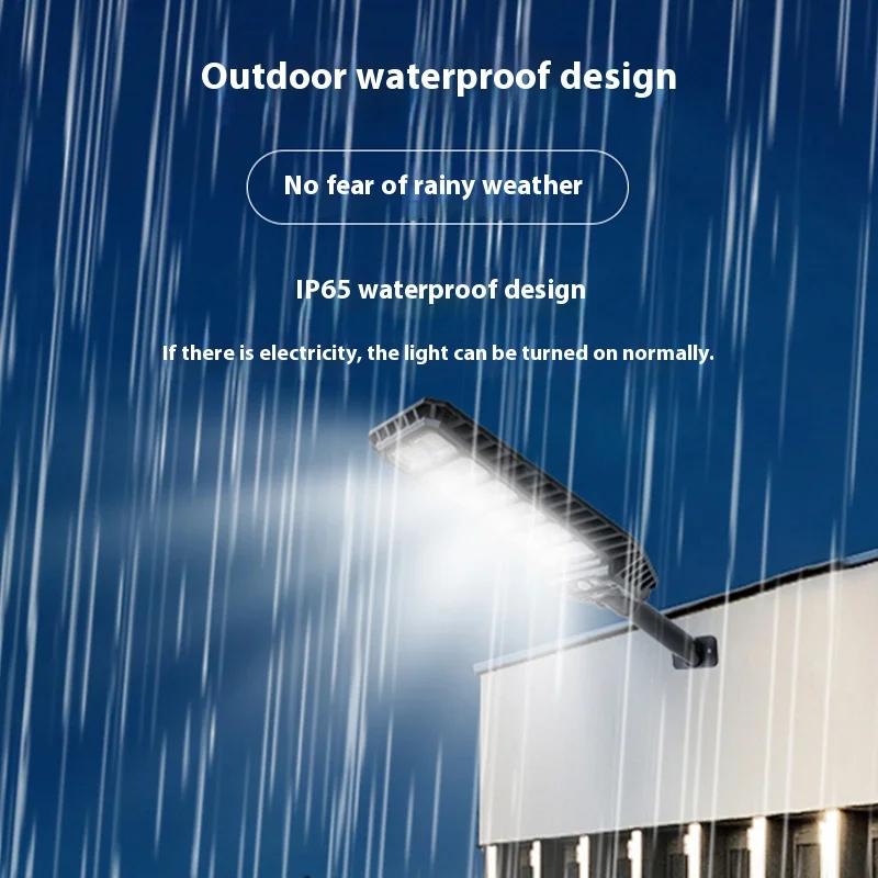 Integrated Remote Control Courtyard Wall Light Outdoor Waterproof Solar Light - Human Body Sensing Street Light