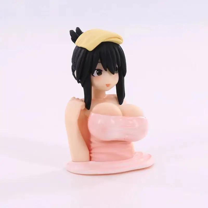 Interior Car Dashboard Decorations Widget Sexy Anime Chest Shaking Ornament for Girls Boys Home Decor Gifts Ornaments