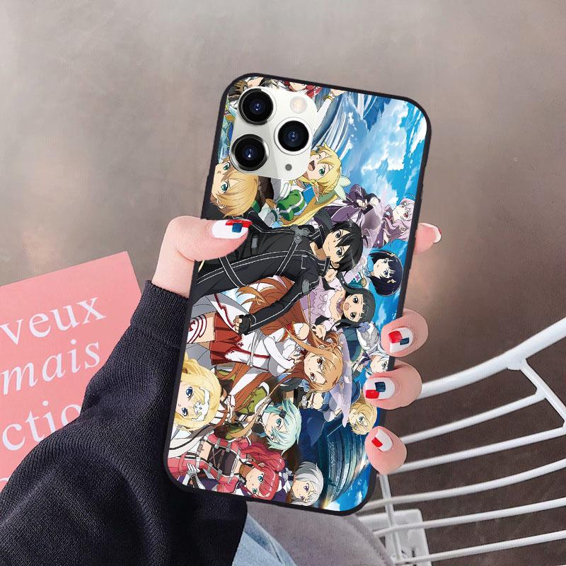 

Для Xiaomi Mi Redmi Note 10 5 7 9 9T 9a 9C 8 8T Pro 9S 10S 12 11 11T 10T 9 Lite A3 Poco M3 F3 X3 NFC Sword Art Online мягкий чехол Xiaomi Mi A3