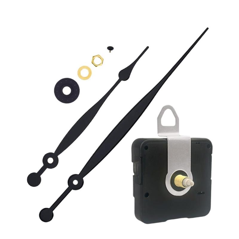 Quiet Clock Movement Kits Battery Operated Quartzs Clock Mechanism with Metal Clock Hands for Wall Clock Repair Parts