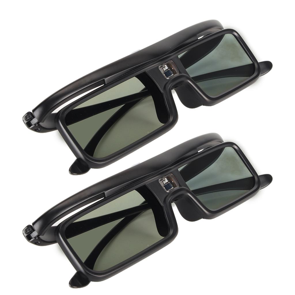 DLP Link 3D Glasses Fit for LTV 2500 3000 Pro 3500 Pro 3D Projectors Rechargeable Active Shutter 3D Glasses