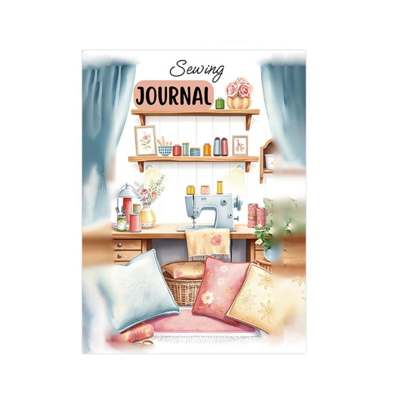 

Professional Sewing Project Planner Notebook Paper Quilting Journal with Structured Layouts For Quilting Enthusiasts 1
