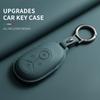 Leather Car Key Case Cover For Geely Geome Galaxy Light Star Wishes Exploration Youth Version Emgrand X7 Ex7 Coolray