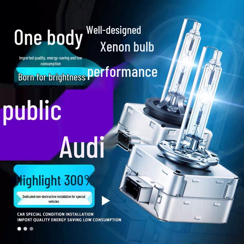 Ксеноновые лампы D3S улучшают сверхяркие фары моделей A4L, A6L, Q5, Q3, Q7, A3 и A5. D2S