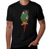 Bluethroated Conure Tshirt Trendy Casual Short Sleeve Shirt