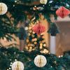 Christmas Honeycomb Ball Hanging Ornament 3D Paper Honeycomb Christmas Tree Ornament Party Favors Navidad Party Accessories