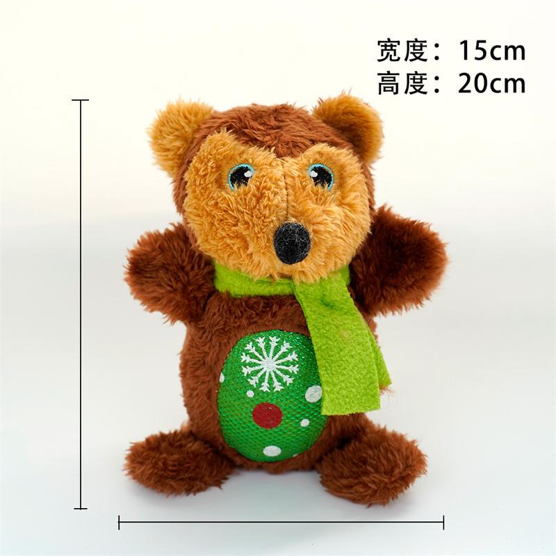 Pet Christmas Dog Hot-Selling Plush Cat Sound-Resistant Chew Toy for Dogs and Cats