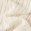 Women's Lightweight V-Neck Lace-Up Hollow Knit Cardigan