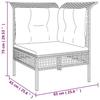 VidaXL Salon de Jardin avec Coussins 6 pcs, Ensemble de Meubles de Terrasse, Mobilier d'Extérieur, Canapé de Patio, Moderne, 3187504
