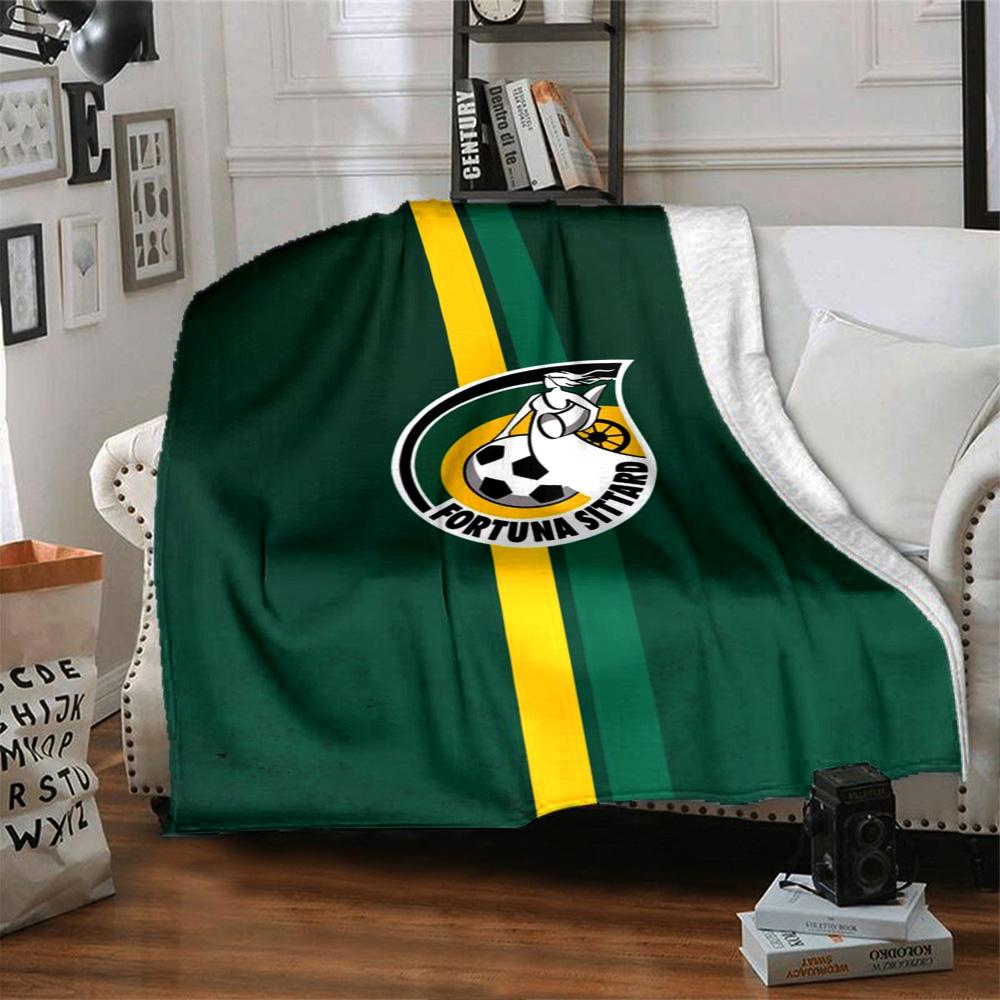 Coperta in Flanella con Stampa Fortuna Sittard Alta Qualità Calda Confortevole Coperta per Tutte le Stagioni Perfetta per Regali Decorazioni per la Casa
