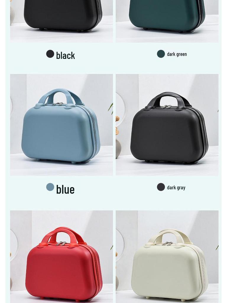 14-Inch Portable Travel Makeup Case Handbag - Large Capacity Souvenir Gift