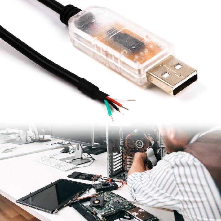 USB to RS485 Serial Cable Replacement 4P  Chipset Data Adapter Converter Cable for PC Desktop Accessories