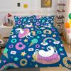 Unicorn Printing Bedding Cover Set Cute Duvet Cover Hot Sale Home Bed Clothes Boys Girls Bedroom Decor Single Double Size Bed Set