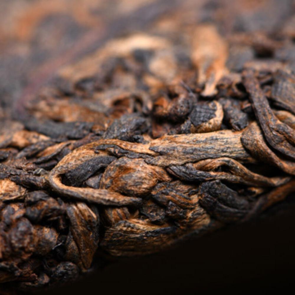 Puerh Tea Cake Ripe 500g Natural Herbal Energy Boost for Men Organic Loose Leaf