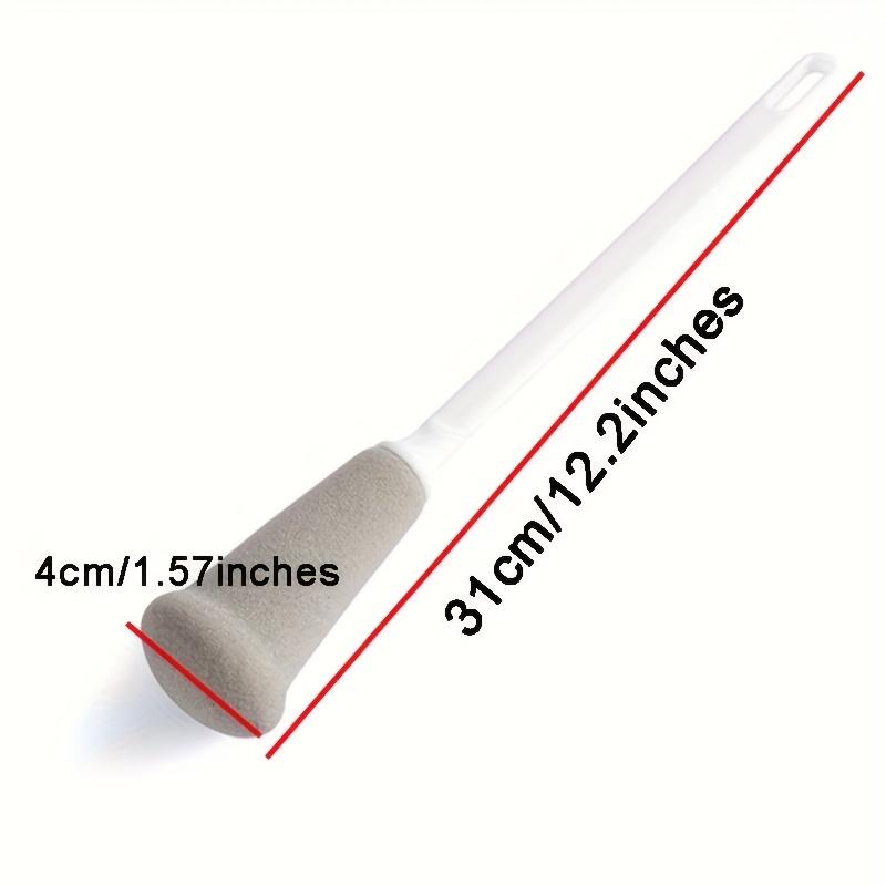 1PC Nordic-style Long-handled Sponge Brush, Suitable for Bottles and Cups, with a Soft Sponge Head for Scrubbing Kitchen Utensils.