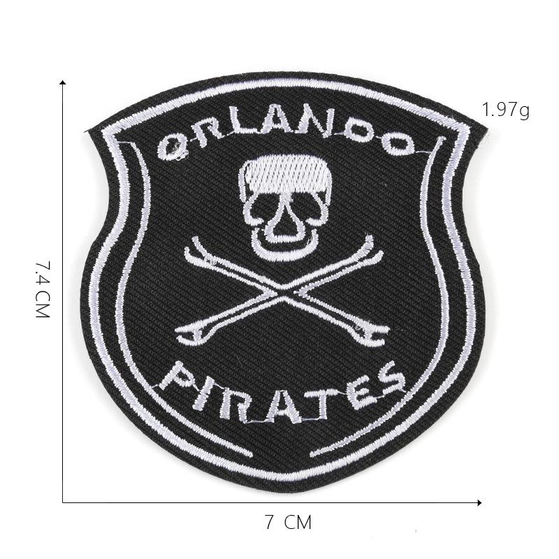 

Skull Finger Ghost Embroidery Patch: Clothing Accessory