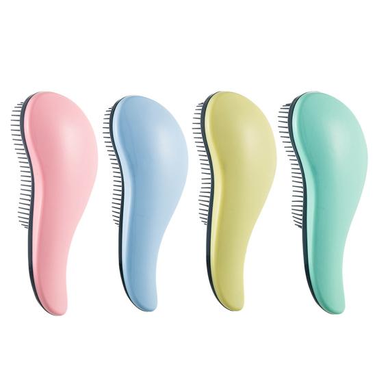 Hair Detangling Brush Women Men Scalp Massage Hairbrush Curly Straight Thick Wet Dry Hair Detangler Comb with Flexible Bristles