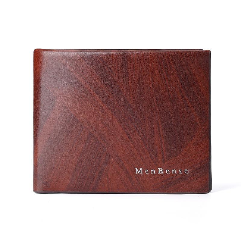 New Men'S Wallet Men'S New Short Wallet Fashion Youth Wallet Large Capacity Multi-Card Wallet