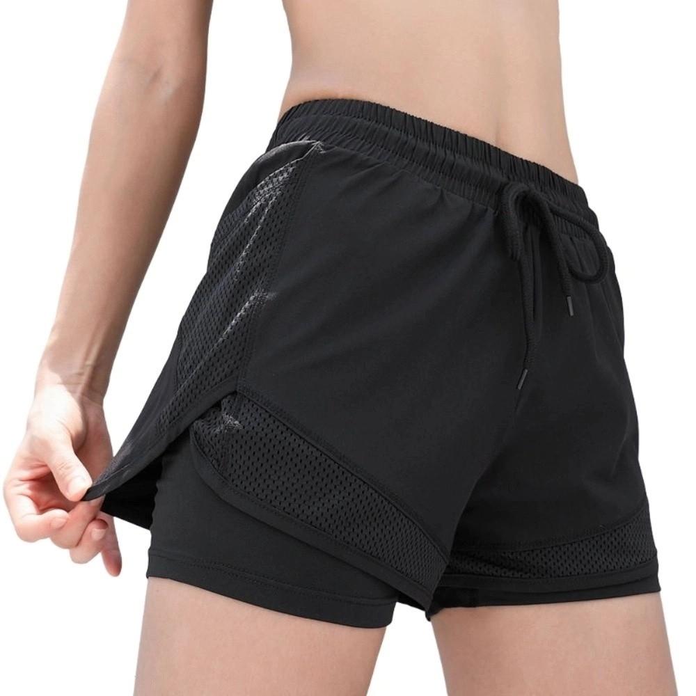 High Waist Women Yoga Shorts Loose Women's Sportswear Comfortable Sports Underwear  Female