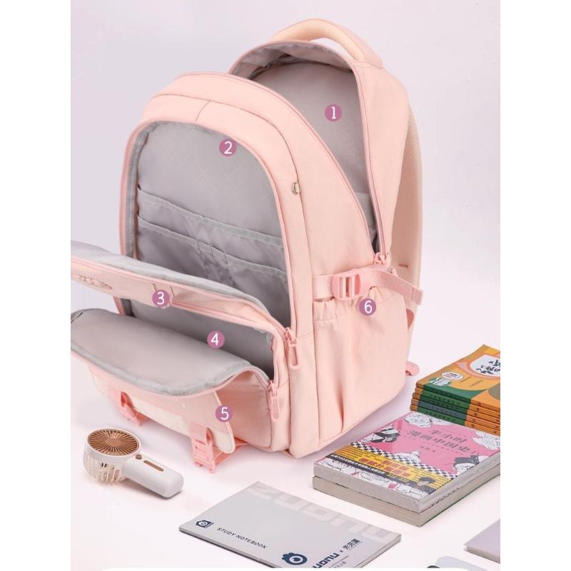 Elementary School Student Backpack Middle High School Backpack for Girls Bookbag Cute School Bag Large Capacity Travel Backpack
