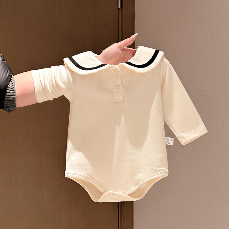 Popular Infant Spring/Autumn Bodysuit: Class A Outfits for Boys & Girls - Newborn Crawling Wear