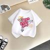 Children T-shirt Cute Cat Printed Kids 100% Cotton Clothes Tops 2-13Y Loose-fit Casual  O-Neck Short-sleeve T-shirt