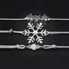 5Pcs/Set Fashion Women Snowflake Moon Star Alloy Bracelet Bangle Jewelry Gift