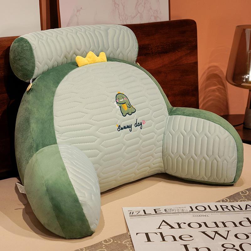 Bedhead Backrest Cushion Dormitory Reading Pillow Pregnant Women Protect Their Waist Cartoon Pattern Seat Cushion All-season