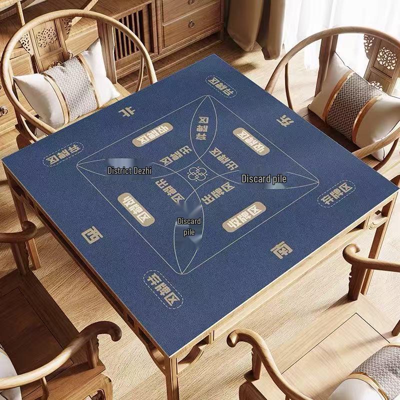 Brangdy Square Thickened Sound-Absorbing Table Mat for Mahjong & Card Games
