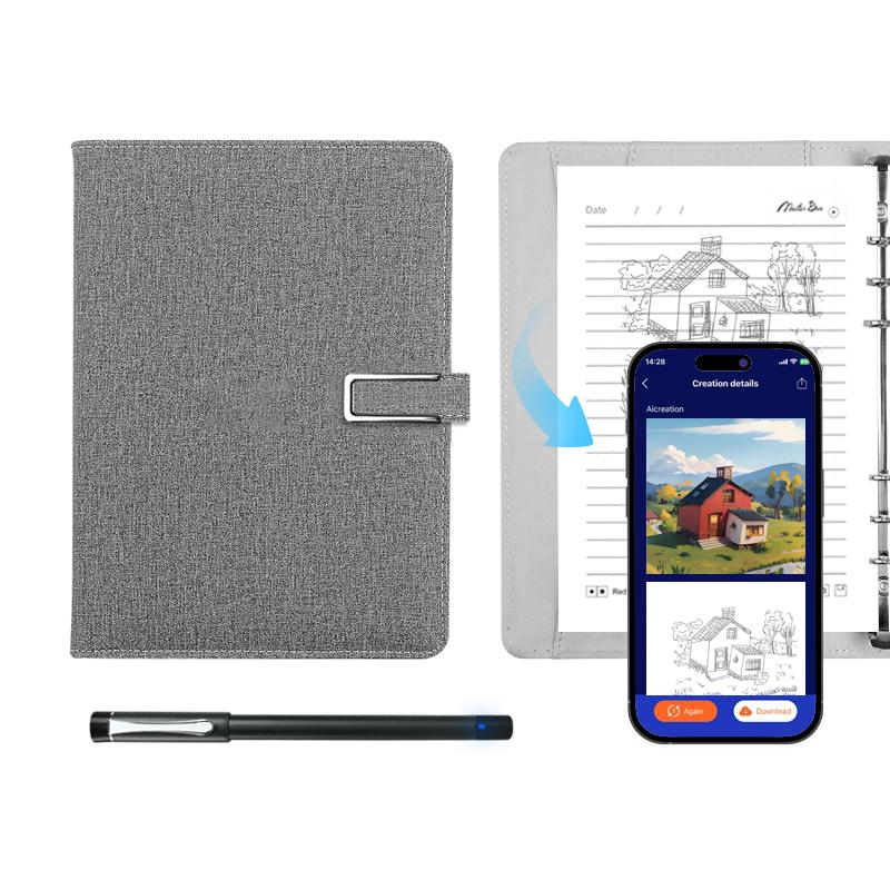 Stylist Design Drawing Handwriting Book Sync Notebook Smart Pen Digital Notebook Smart Notebook With App Software Smart Pen