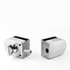 Semi-circular Stainless Steel Glass Lock No-drilling Sliding Door Locks Office Frameless Glass Clip Interior Security Door Latch