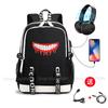 Tokyo Ghoul Backpack Anime Mochila Large Capacity Schoolbags Kaneki Ken Cartoon Travel Bag Laptop Boys Gift Rucksack