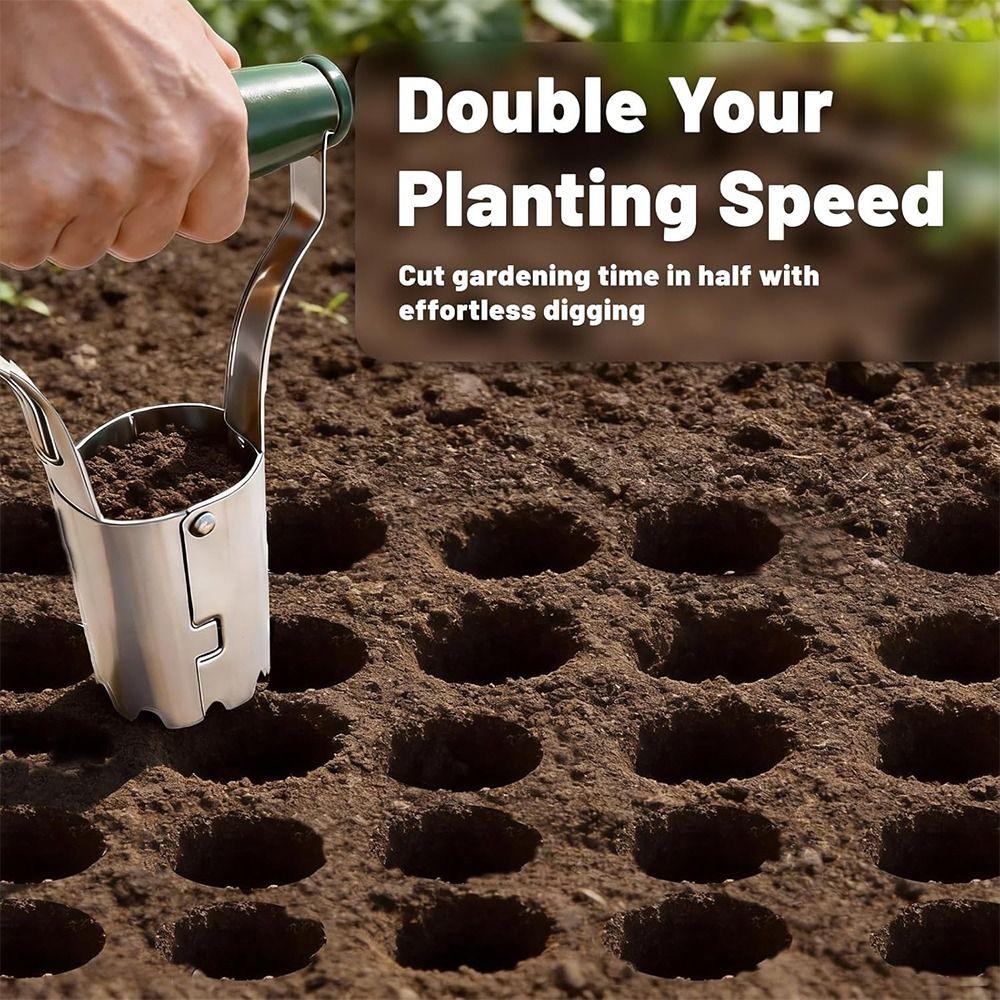 Handheld Seedling Transplanting Cylinder Vegetable Planter Transplanting Tool  Agricultural Use