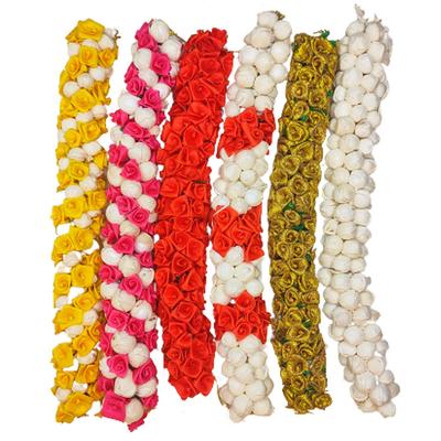 Curated Cart Gajra Artificial Jasmine Mogra Flower Hair Gajra Juda Decoration Phool for Women, Juda Bun Realistic Hair Accessory for Girls & Women (