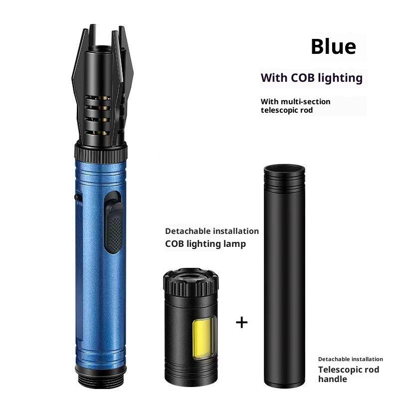 BBQ Barbecue Candle Lengthening Powerful Metal Gas Lighter Windproof Turbo Kitchen Torch Cigar Smoking Accessories Flashlight