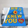 I Knew It I Knew You Knitted Blankets TS5 Friendship Wool Throw Blankets Bed Sofa Portable Soft Warm Bedspreads,