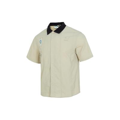 Solid Color Casual Square Neck Short Sleeve Shirt Men Tops Bean-Green 626867-90