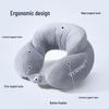 Custom Logo U-Shaped Neck Support Pillow for Airplane Travel