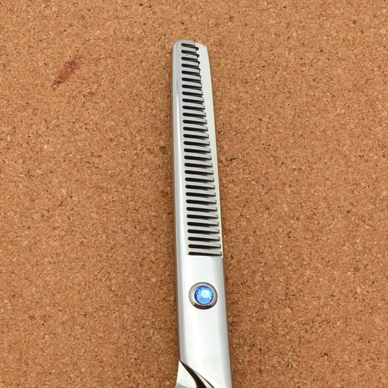 5.5/6" Double-Sided Thinning Shears for Hair Cutting, Bangs, Double-Tooth, Removes 7%-10% Hair Volume