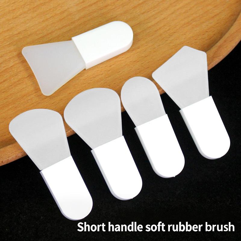 Pennello in Silicone per Maschera Facciale Pennelli per Crema all'Argilla Strumenti per la Cura della Pelle del Viso Applicatore per Maschera all'Argilla Strumento Fai-da-te