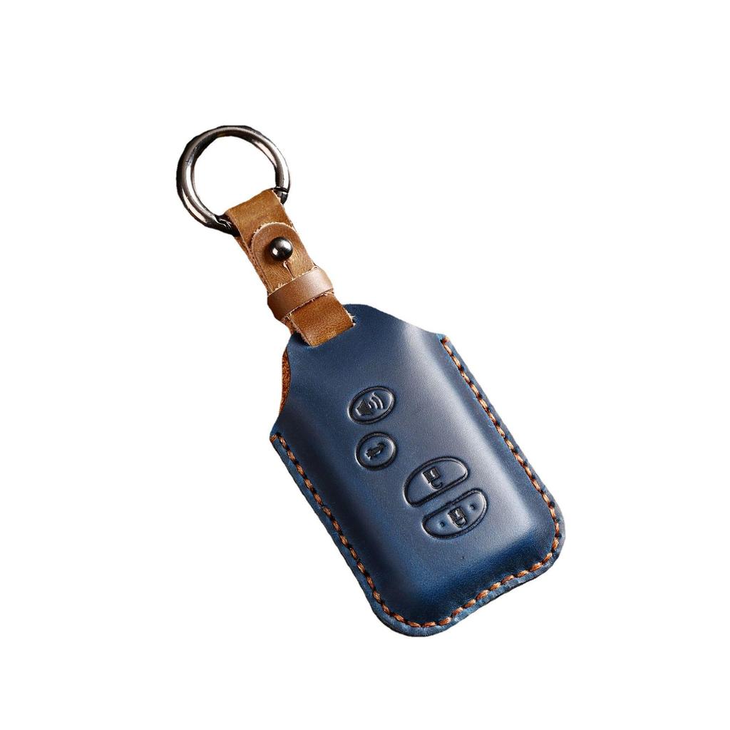 Genuine Leather Key Cover for Old Model Toyota Highlander and Land Cruiser