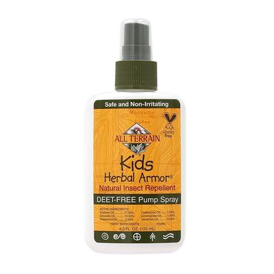 Clearance - Kids Herbal Armor Natural Insect Repellent DEET-FREE Pump Spray, 4 Fl Oz