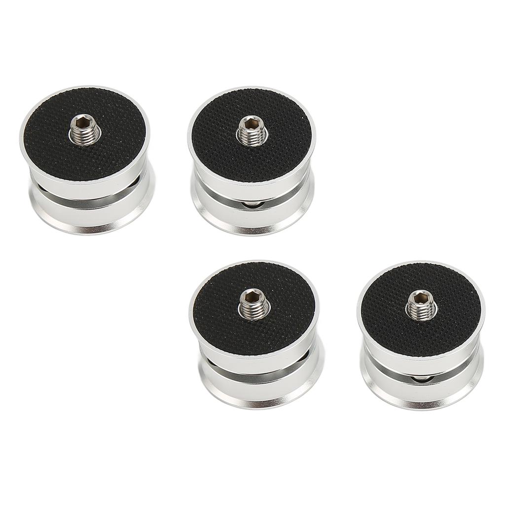 SP3924S 4pcs Speaker Isolation Feet Pads HiFi Turntable Isolation Feet Pad with Steel Ball for CD DVD Player Amplifier