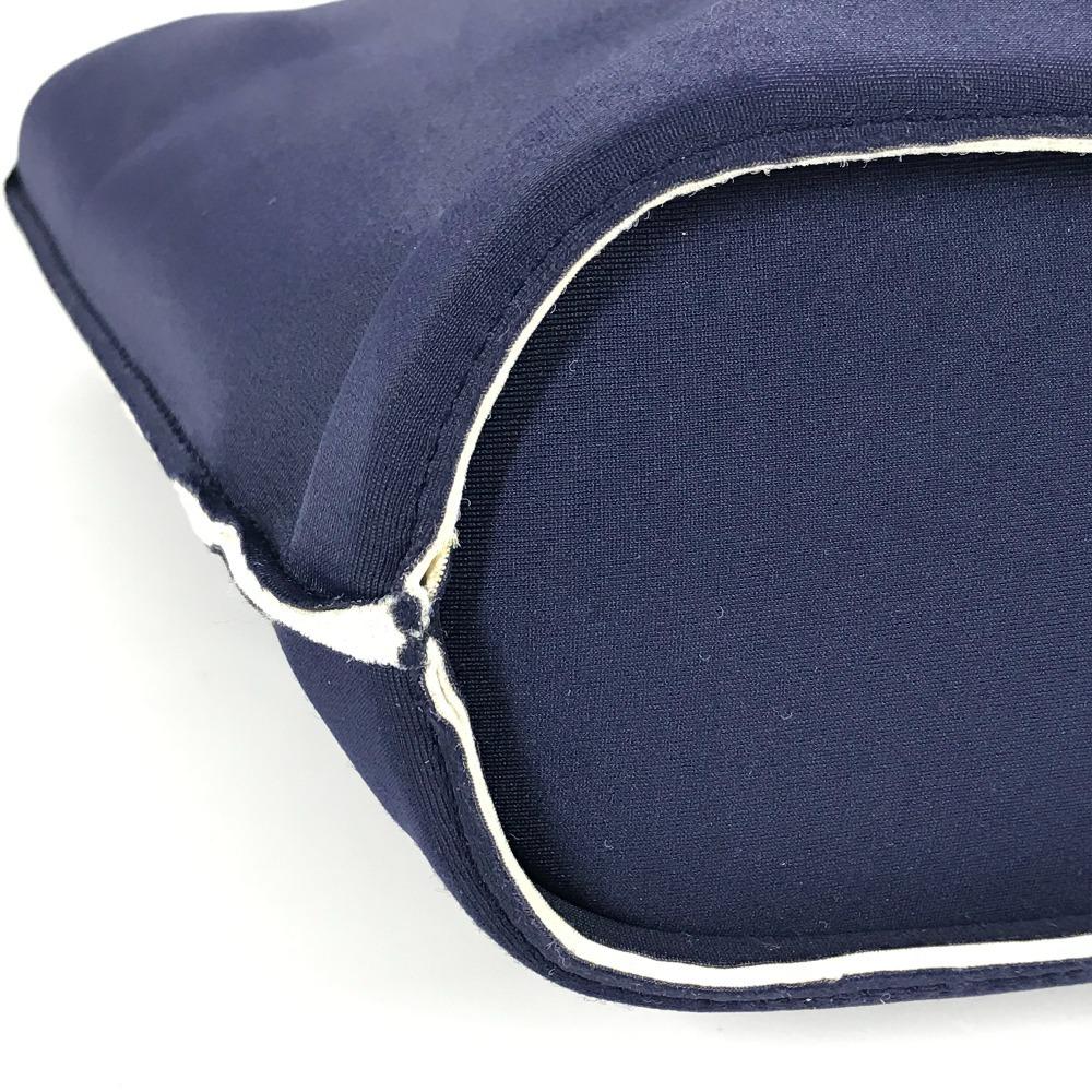 CHANEL Bag Tote Bag Hand Bag polyamide Navy/Silver