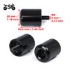 Handle Bar Cap End Plugs Ironwork Handlebar Grips For Kawasaki Ninja400/250/300/650/1000 Z1000 Z400 Z800 Z650 ZX6R/10R/14R 636